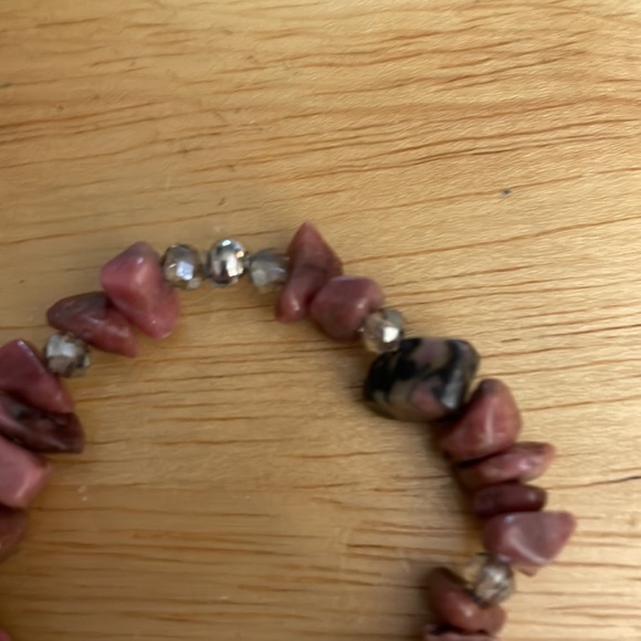 😀 BRACELET 5” NWOT GIRL’s Hand Crafted Myself June 2022 Rose Pink Beauty - Picture 3 of 4